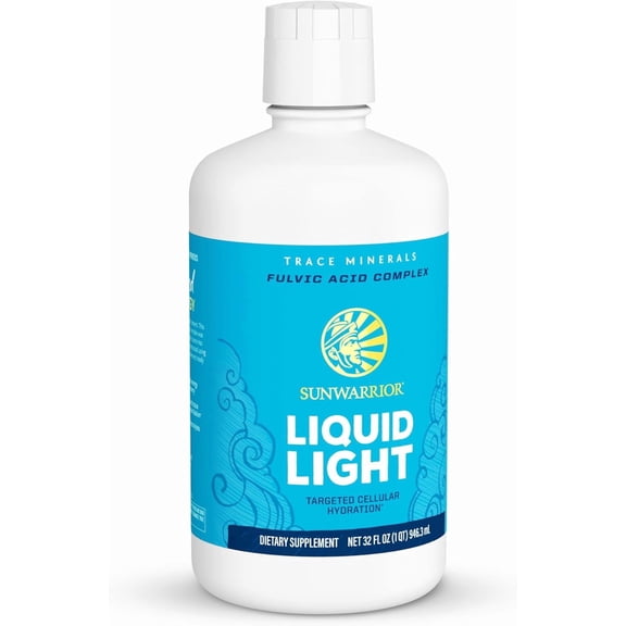 Sunwarrior Fulvic Minerals Liquid Supplement, Fulvic Acid & Trace Minerals, Healthy Detox & Energy Support , 32 oz