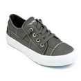 thumbnail image 4 of Women Slip on Canvas Shoes Low Top Fashion Sneakers Comfortable Walking Flats, 4 of 8