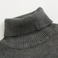 thumbnail image 5 of GYRATEDREAM Girl's Boy's Ribbed Turtleneck Cable Knitted Sweater Slim Fit Pullover Sweater for Toddler Kids 9M-4T, 5 of 14