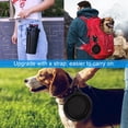 thumbnail image 2 of Cuencos plegables para botellas de agua de viaje para perros, color negro, contenedor de comida para mascotas 2 en 1 con cuencos plegables, cuencos de agua portátiles al aire libre para caminar,, 2 of 5