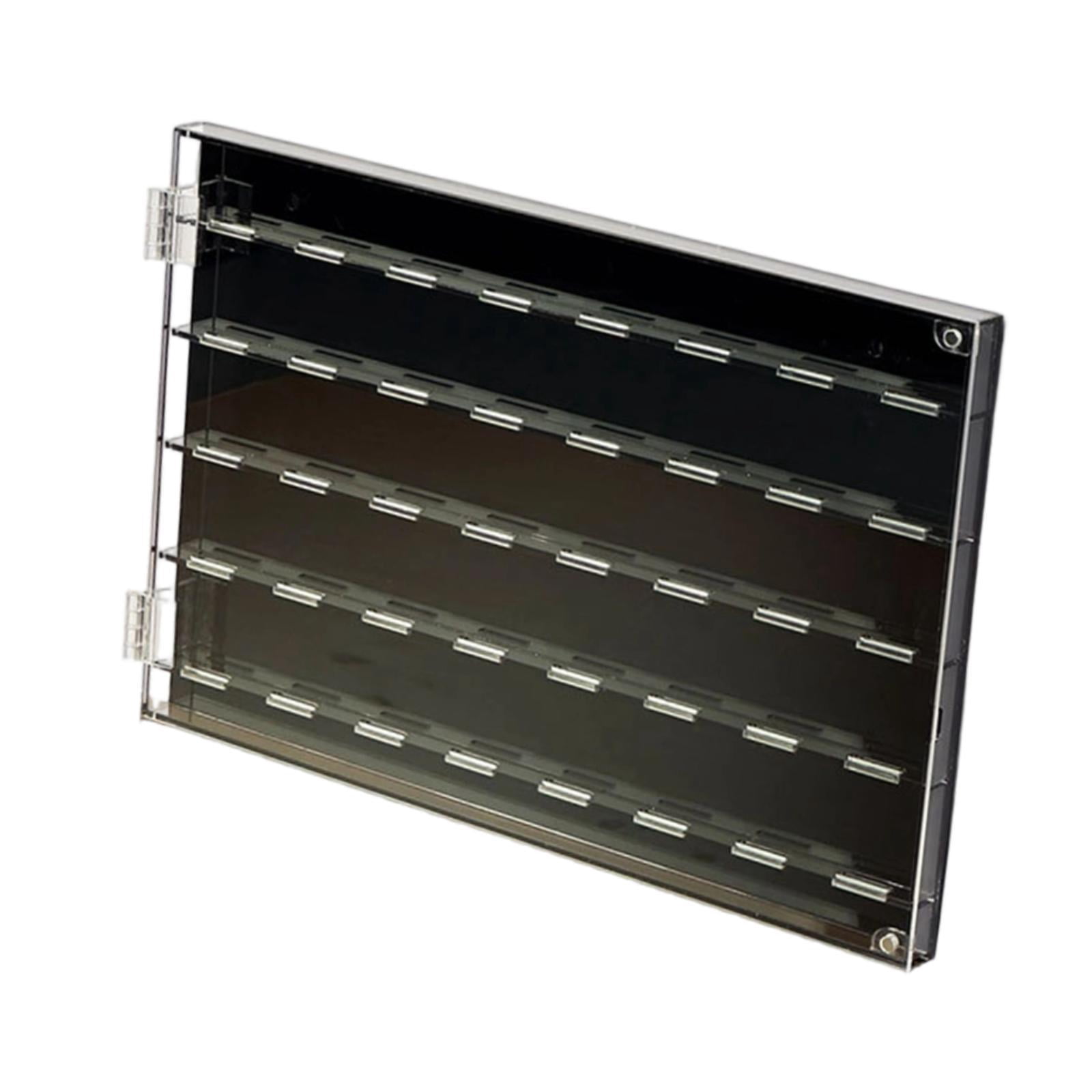 Acrylic Guitar Pick Holder Display Storage Box Transparent Slim Profile Dust Protection for Music Room Use