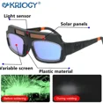 thumbnail image 2 of Lunettes de soudage à obscurcissement automatique, Anti-éblouissement, pour soudage à l'arc à l'argon, outils de Protection des yeux pour soudeur, 2 of 4