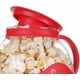 thumbnail image 2 of Microwave Popcorn Maker Red Mini Bucket Style Popcorn Bowl Silicone Lid Microwave Safe, 2 of 5