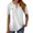 White, variant on Clearance Sales Today Deals Prime Summer Spring Shirts for Women Tops Summer Tops For Women 2025 Trendy V Neck Short Sleeve Tshirts Business Casual Basic Tee Loose Fit Boho Floral Shirts Basic Tees