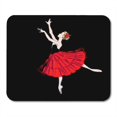 thumbnail image 1 of JSDART le Portrait de Ballerine en Costume de Jupe Bouffante et Rose Rouge Classique Danseuse Tutu Robe Tapis de Souris Tapis de Souris Tapis de Souris 9 X 10 Pouces, 1 of 1