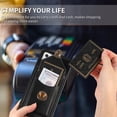 thumbnail image 2 of Crossbody Wallet Women Case for Samsung A32 5G,[RFID Blocking] Credit Card Holder with Should Strap,Premium PU Leather Purse Metal Buckle Folio Flip Cover for Samsung Galaxy A32 5G, Black, 2 of 8