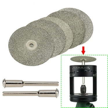 10-Pack Diamond Cutting Wheels 25mm With CNC Rods For Dremel & Tungsten Sharpening