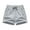Gray, variant on Admvng Women Shorts Summer High Elastic Waist Casual Basic Fitness Shorts with Zipper Pockets S-3XL