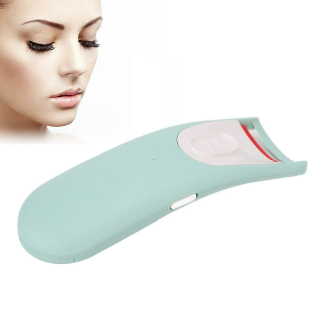 Rizador De Pestañas Calentadas, Tamaño Compacto De Gran Angular De Gran Angular Temperatura Constante Rizador De Pestañas Portátiles Con Almohadilla De Silicona Para Maquillaje
