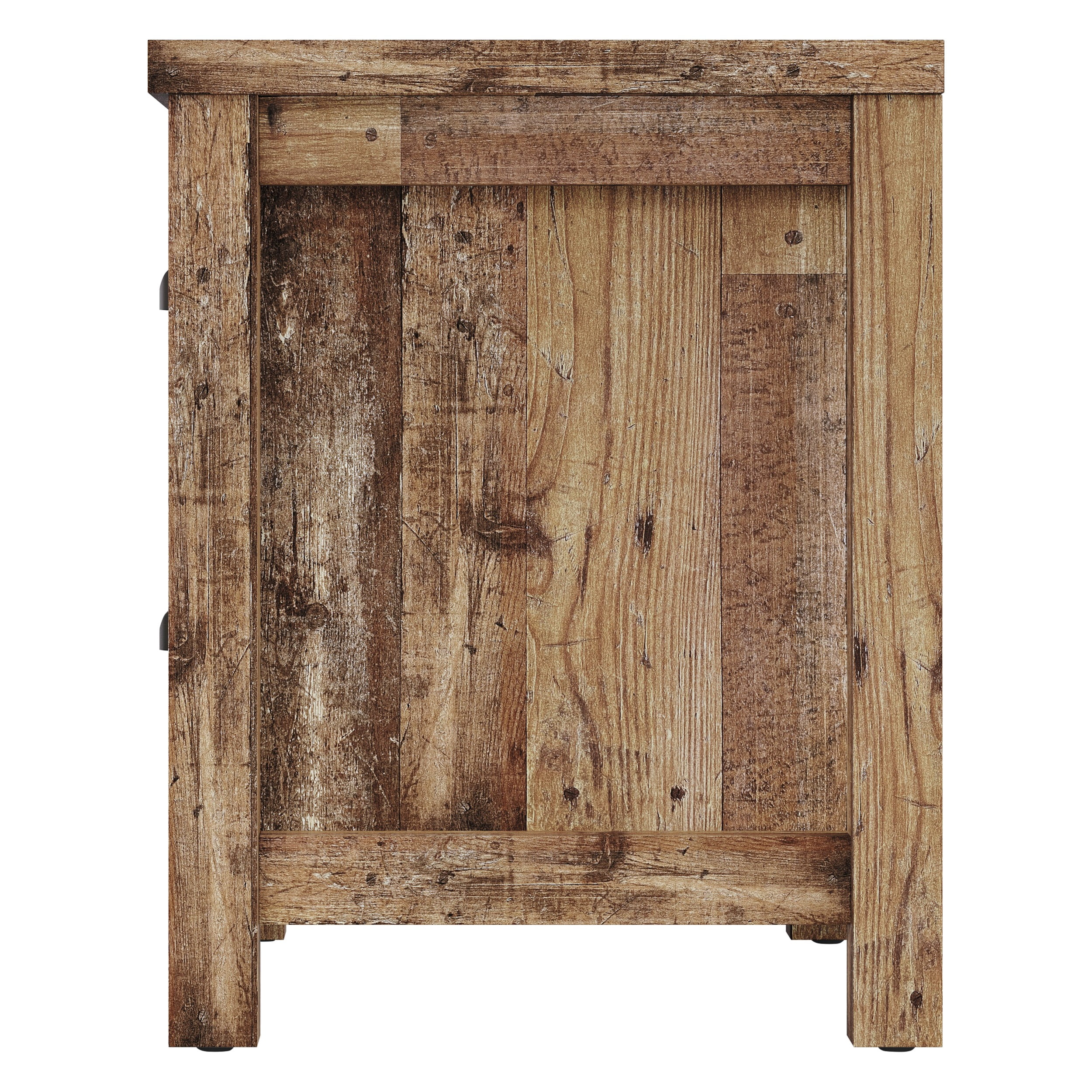 Home Design Racine 2 Drawer Nightstand, Vintage Oak
