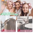 thumbnail image 4 of Graflsoa Ensemble de Bouclage de Cheveux Roses Lot de 10 avec Rouleaux de 48mm pour Tous Types de Cheveux, Outils de Coiffure Faciles à Utiliser et Respectueux des Cheveux, 4 of 6