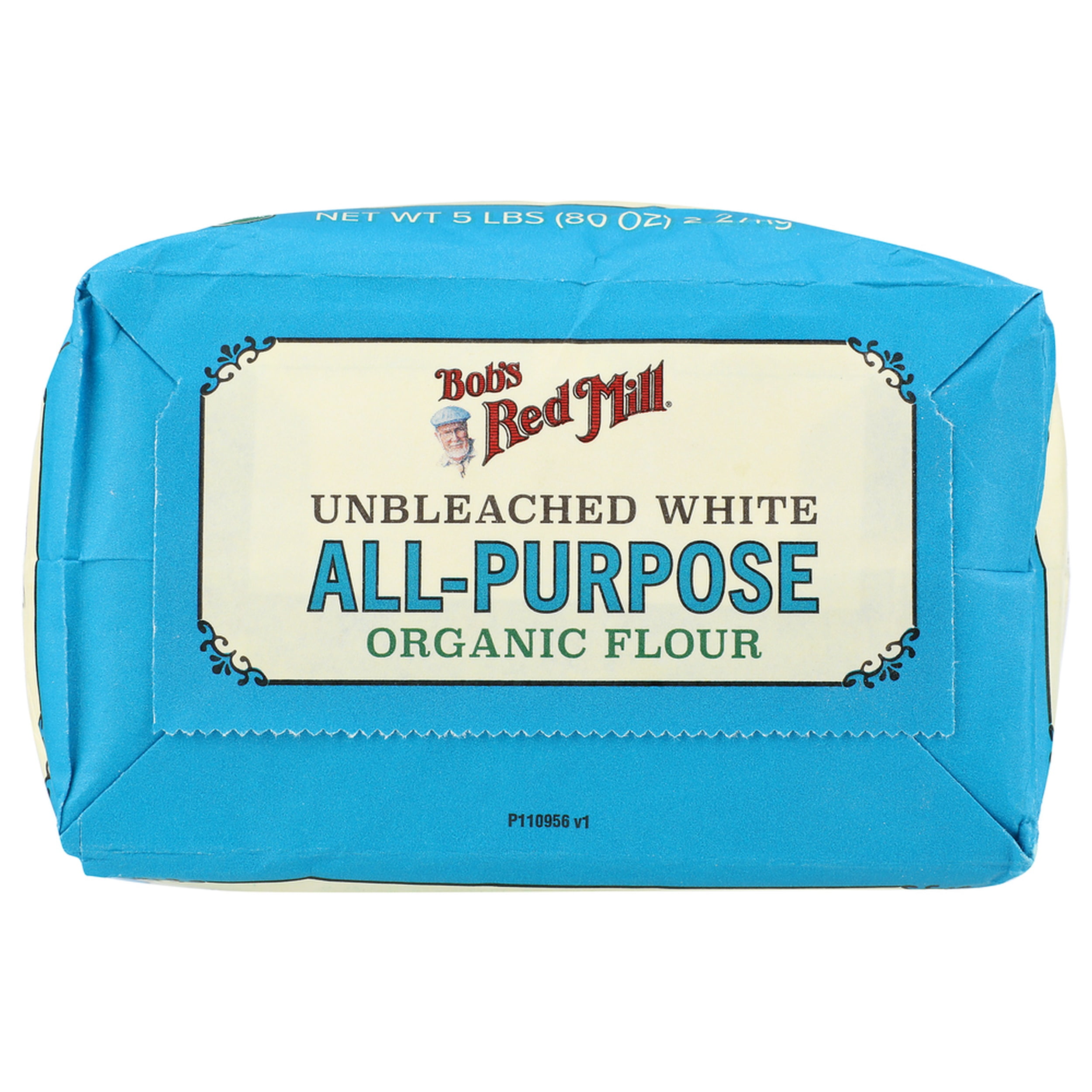 Bob's Red Mill Organic Unbleached White All-Purpose Flour, 5 lbs