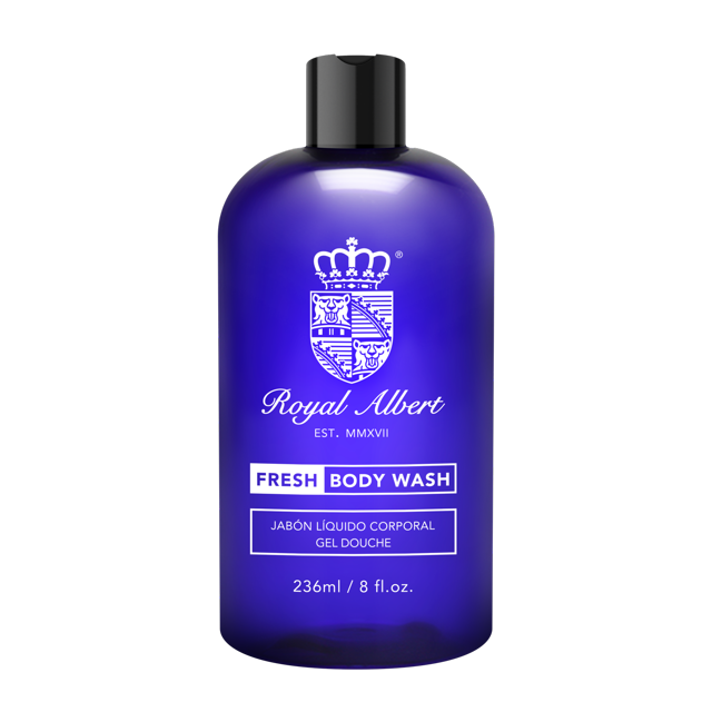Jabón Liquido Para Cuerpo FRESH Menta 236ml Royal Albert Body Wash azul 236ml