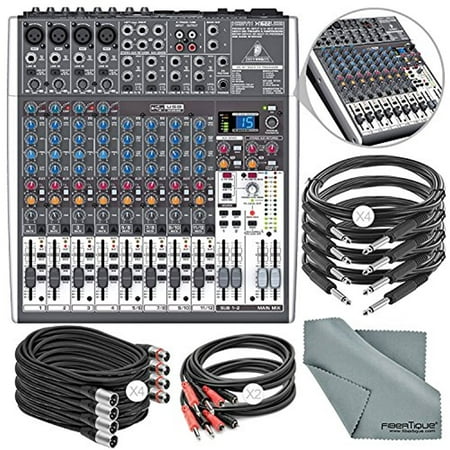 Behringer XENYX X1622USB 16-Input USB Audio Mixer with Effects and Accessory