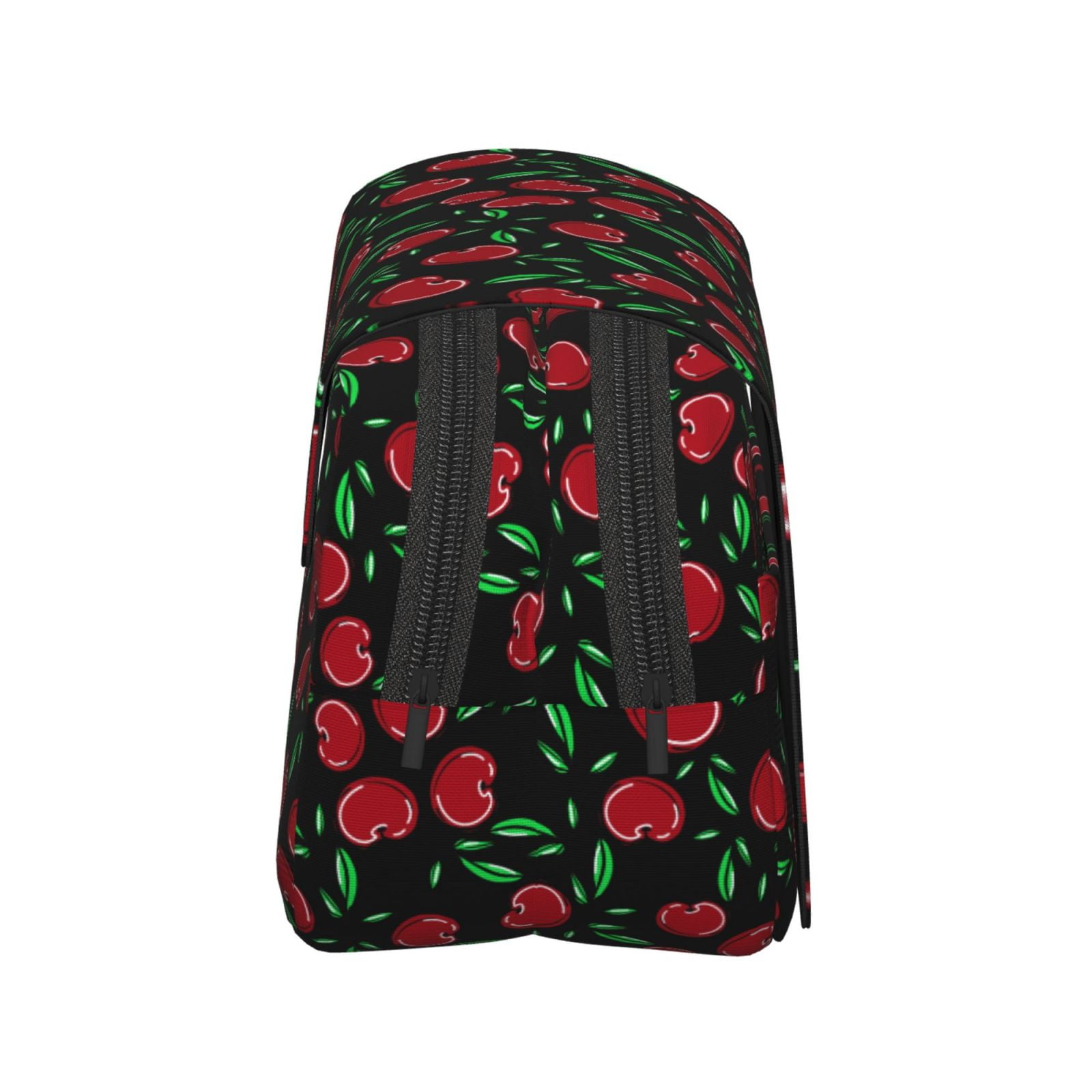 Rateoe Cherry Pattern Double Clamshell Pen Case, Storage Organizer with Two Zipper Compartments– Holds Up to 50 Pencils & Pens
