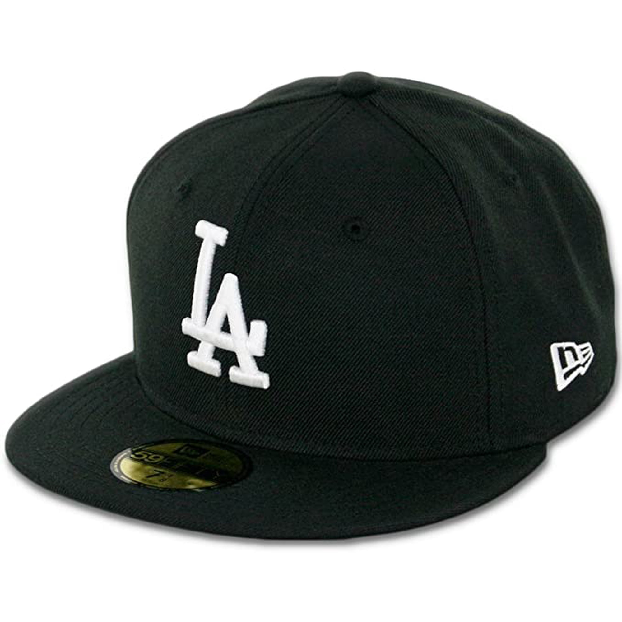 New Era 59Fifty Hat MLB Basic Los Angeles Dodgers LA Black/White 