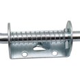 thumbnail image 4 of Paquete de 5 pestillos de resorte, pestillo de resorte de acero inoxidable, pernos de resorte de acero con manija y tornillos, para puerta de jardín, cobertizo, garaje 128 x 30 x 10 mm TUNC Sencillez, 4 of 5
