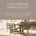 thumbnail image 7 of Maven Lane Sasha Round Wooden Dining Table in Weathered Grey Finish, 7 of 7