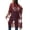 Burgundy, variant on Women's and Women's Plus Beige Embroidery Mesh Lace Swimsuit Coverup, Size XL or XXL