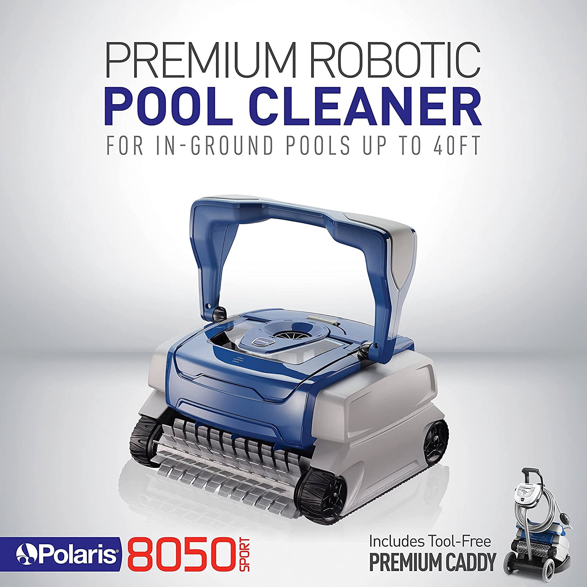 Polaris F8050 Sport Robotic Inground Swimming Pool Wall Climbing Cleaner