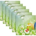 thumbnail image 6 of Coolnut Easter Eggs Cloth Napkins Set of 6, Oversized Washable Reusable Polyester Dinner Table Napkins for Family, Restaurant, Party Decor, 20 x 20 Inch, 6 of 7