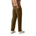thumbnail image 3 of COOFANDY Mens Lightweight Knit Sweatpants Loose Fit Open Bottom Trousers Yoga Pants with Pockets, 3 of 6