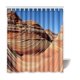 thumbnail image 1 of ABPHQTO Cortina de ducha de baño de poliéster impermeable Desert 160x180 cm, 1 of 2