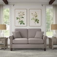 thumbnail image 2 of Pemberly Row Modern 61W Loveseat in Beige Herringbone Fabric, 2 of 8
