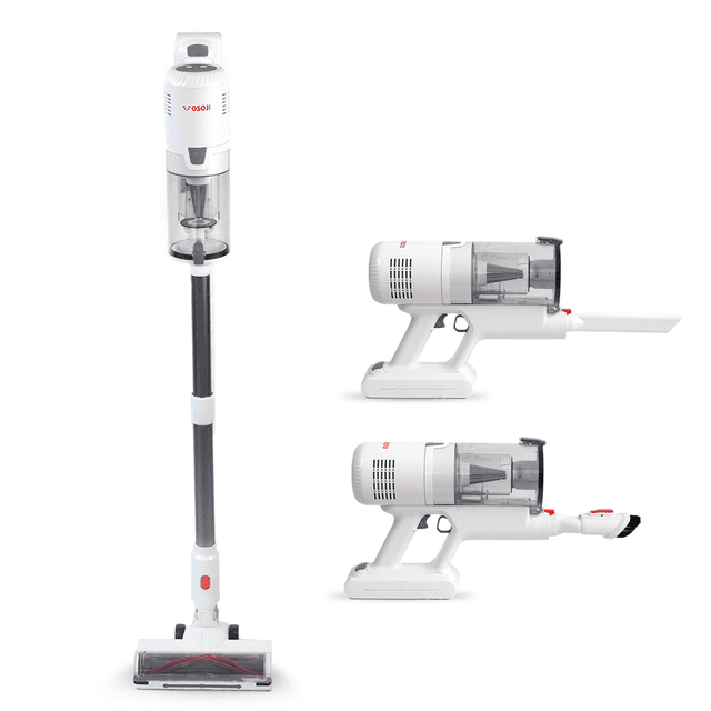 Aspiradora Inalámbrica D300 Plus Osoji, 25,000 Pa, Motor 250W, 40 min, 3 Modos