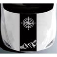 thumbnail image 4 of Fauful Durable Black Compass Mountain Range Car Pickup Hood Graphic Vinyl Decal Sticker, 4 of 5