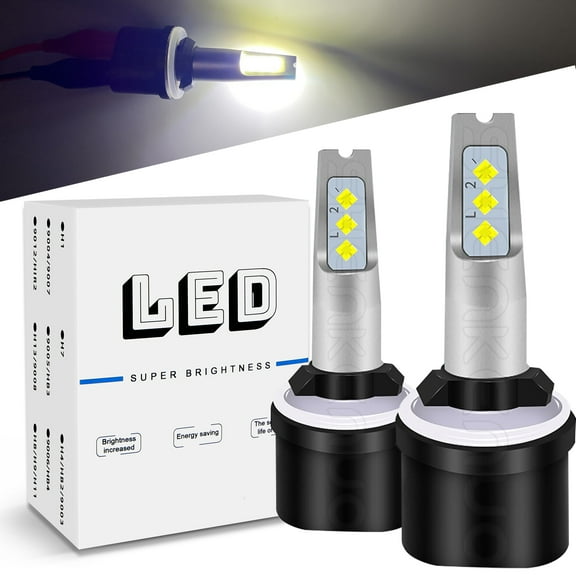 BMZONCC 880 899 LED Fog Light Bulb Driving Lamp White For Chevy Tahoe 2001-2005 2006