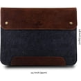 thumbnail image 3 of MegaGear Genuine Leather and Fleece MacBook Bag for 15 & 16 Inch, 3 of 5