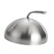 thumbnail image 4 of Tapa protectora de acero inoxidable para alimentos, reutilizable, para cocina y restaurante. Versátil. Plata 12 cm, 4 of 9