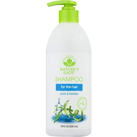 - Nature's Gate Biotin + Bamboo Enriching Shampoo, 18 oz (Pack of 2)