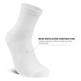 thumbnail image 2 of Compression Running Ankle Socks for Men and Women (6 Pairs), Quarter Athletic Socks for Running, Cycling, Golf, Work, 2 of 5