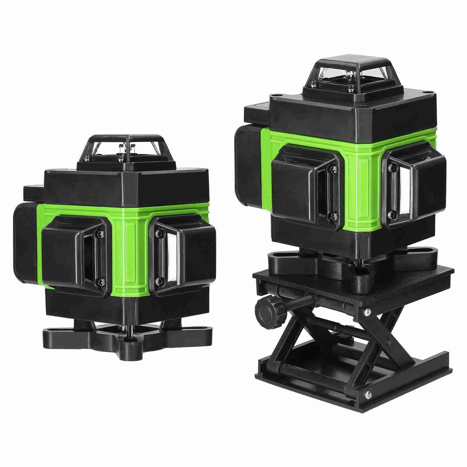 Multifunctional 16 Line Lightweight Portable with LCD Display, Self Leveling for Indoor Outdoor Construction, Lines