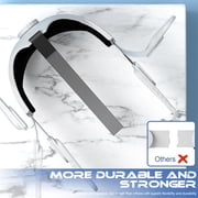Orzero Adjustable Head Strap Fit for Oculus Quest 2 VR Headset with Head Cushion, Replacement for Elite Strap Comfortable Protective Head Strap Reduce Pressure -White