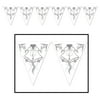 Wedding Bells Pennant Banner Party Accessory (1 count) (1/Pkg)