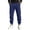 Navy, variant on Afuyipoi Mens Athletic Sweatpants with Pockets Mesh Elastic Bottom Joggers for Men Loose Fit Gym Workout Running Casual Pants Dark Gray Size L