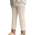 thumbnail image 2 of KAUOD Girls Thick Thermal Leggings Cable Ribbed Ankle Winter Tights Pants Kids Toddler Stretchy Warm Opaque Pantyhose, 2 of 7