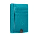 thumbnail image 1 of Tarjetero Fintie Slim, minimalista, de piel con bloqueo RFID, 1 of 8