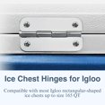 thumbnail image 3 of Igloo de acero inoxidable 316 de repuesto para bisagras de refrigeración, paquete de 3 unidades, 3 of 6