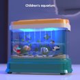 thumbnail image 4 of Artificial Mini Aquarium Electric Fish Tank Simulation Underwater World Magnetic Fishing Interactive Toys For Children, 4 of 6