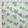 thumbnail image 4 of oneOone Cotton Cambric Mint Green Fabric Floral With Lines Sewing Fabric By The Yard Printed Diy Clothing Sewing Supplies 42 Inch Wide, 4 of 4
