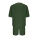 thumbnail image 5 of Blusa de Manga Corta Hombres de Moda Casual Sólido Turndown Top Blusas Traje Conjunto, Traje de Dos Piezas para Diario Y Casual, 5 of 6