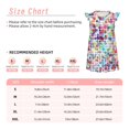 thumbnail image 3 of Fotbe Colorful Watercolor Dots Vestido de Dormir para Niñas de 3 a 10 Años, Mangas Cortas, Estilo Princesa, Pijama Camisón con Mangas Voladas-Medium, 3 of 6