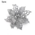 thumbnail image 1 of 5 piezas de 12 centímetros de flores navideñas artificiales flash decoraciones navideñas regalos de año nuevo, 1 of 5
