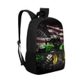 thumbnail image 6 of Uorisanigo Tractor American Flag 17 inch Kids Backpack Multifunctional Preschool Travel Bag Kindergarten Schoolbag Nursery Bag for Girl Boy with Adjustable Padded Straps, 6 of 6