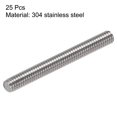 thumbnail image 2 of Unique Bargains M4 x 30mm Fully Threaded Rod 304 Stainless Steel Right Hand Threads 25 Pack, 2 of 4
