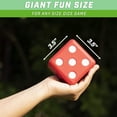 thumbnail image 4 of GoSports Giant 3.5" Foam Yard Dice Set Family Outdoor Backyard Lawn Game, 4 of 5